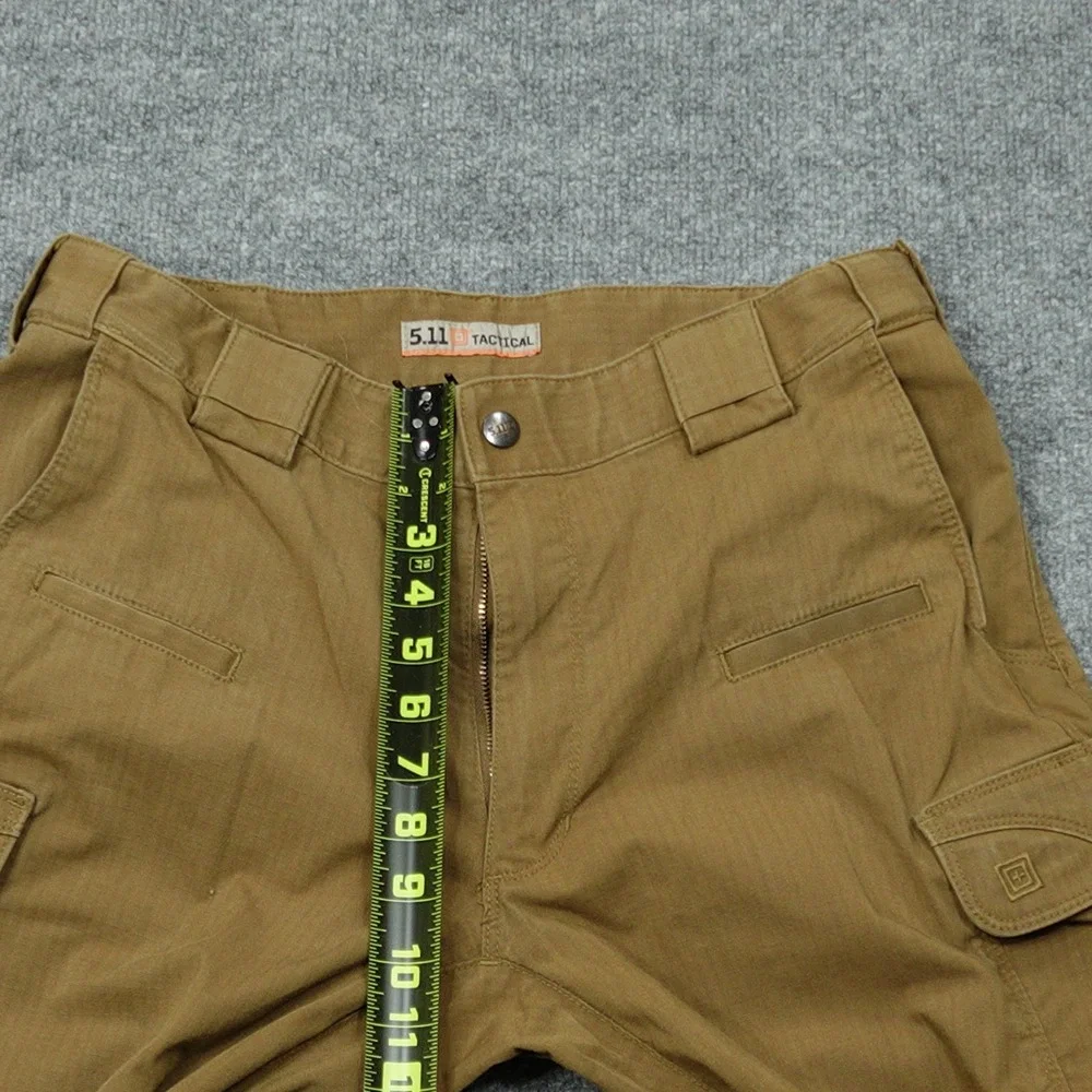 5.11 Tactical Pants Mens 34x32 Brown Stryke Flex-Tac Ripstop Cargo Workwear